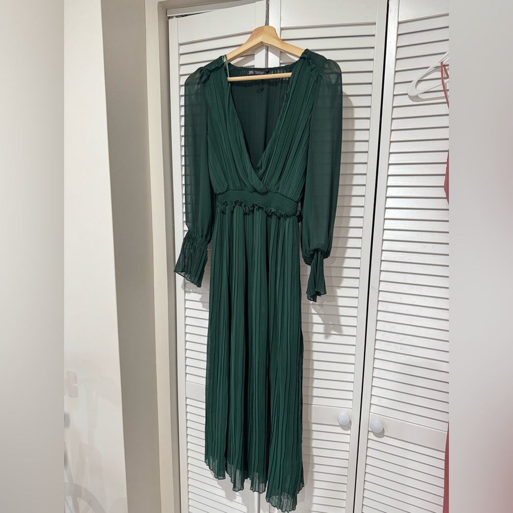 Zara Green emerald dress